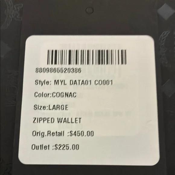 MCM Brown Logo Clutch - Picture 7 of 10